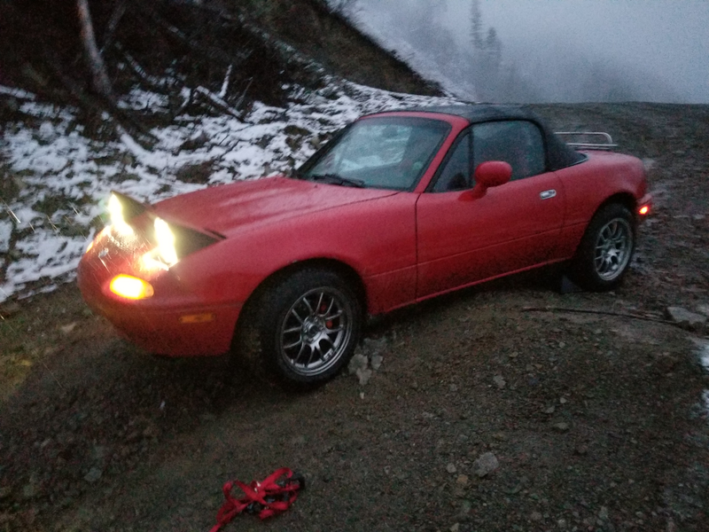 Illustration for article titled Miata vs. Nature - trial of the offroadster